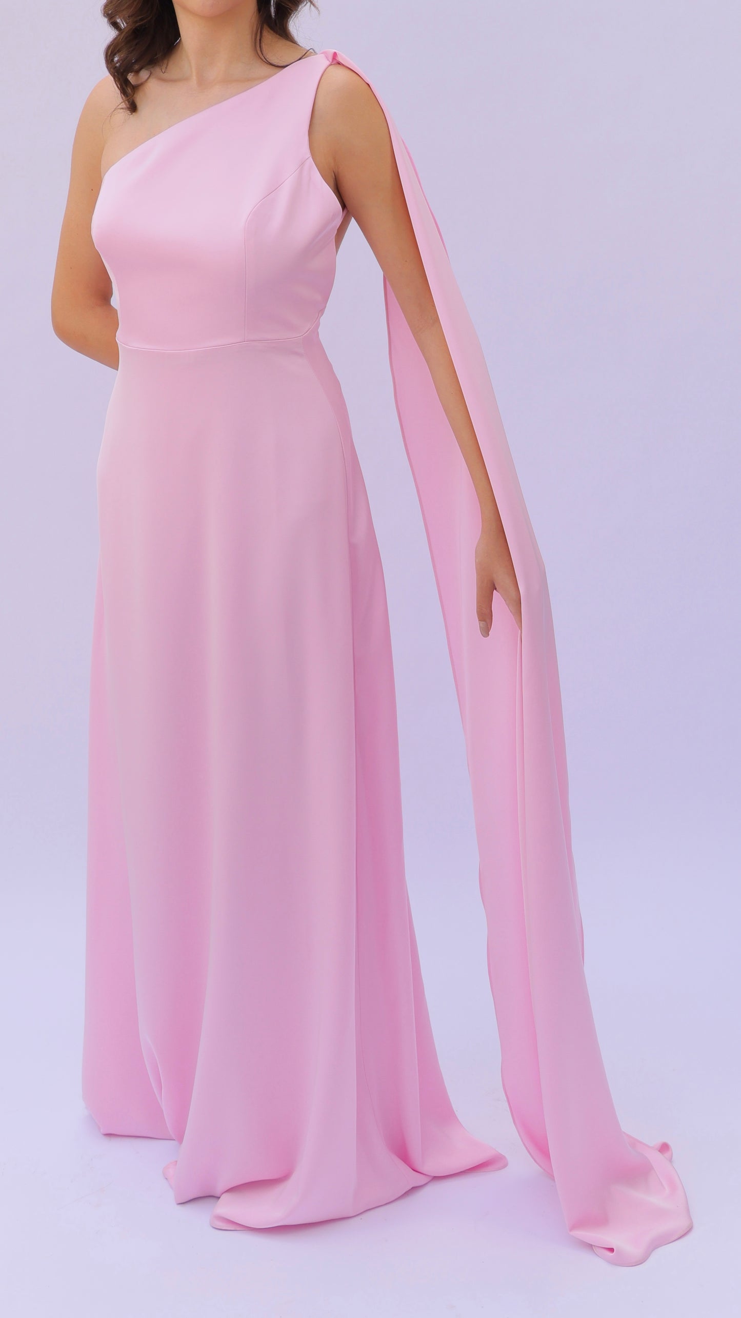 The Cape Dress in Pink