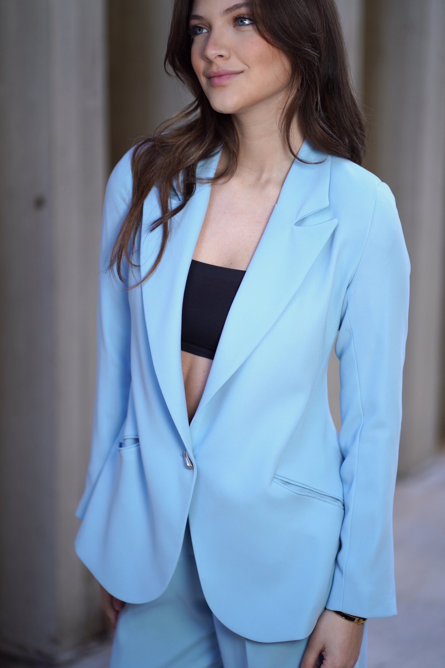 The Wave Blazer in Blue