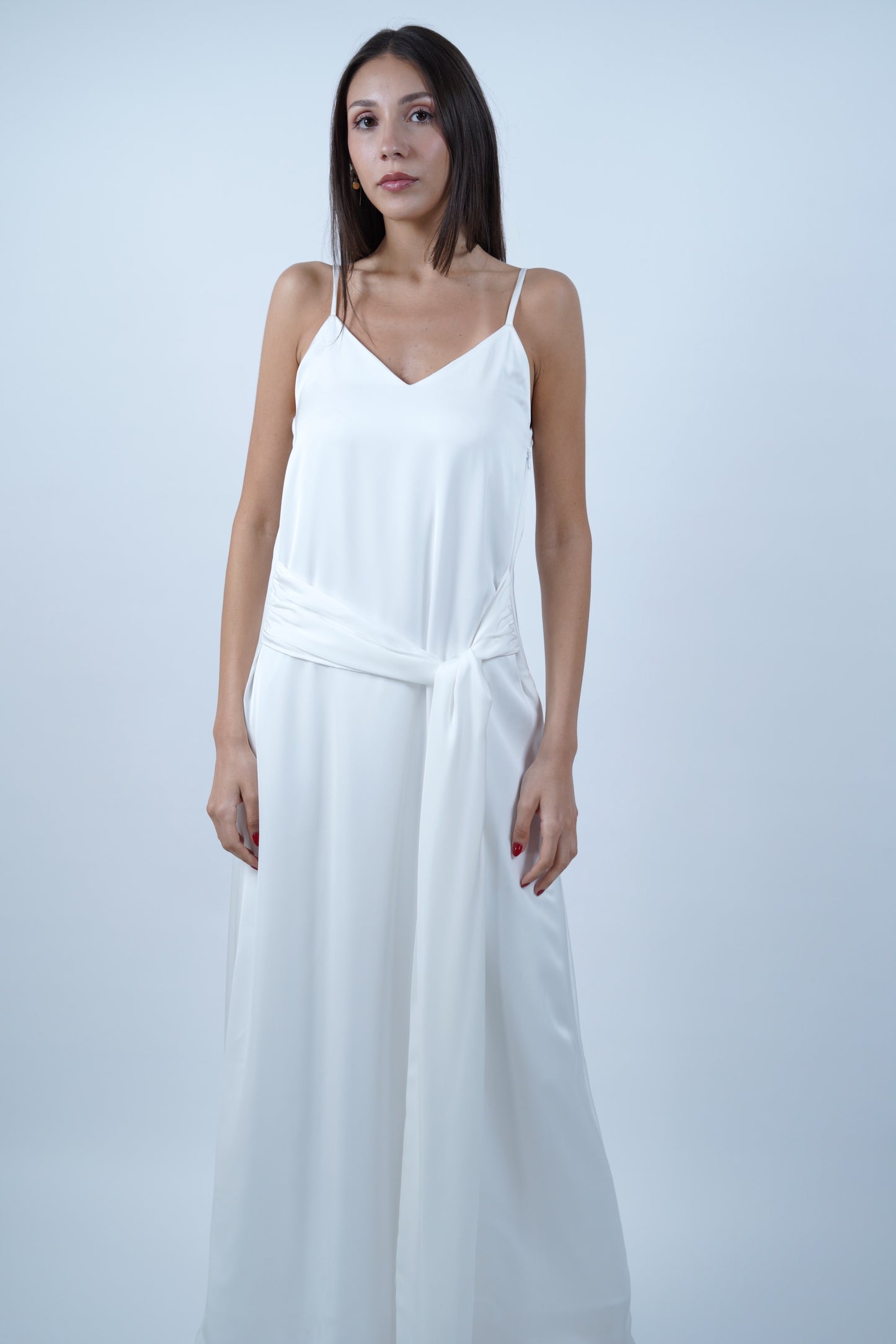 The Knot Dress in Off-White