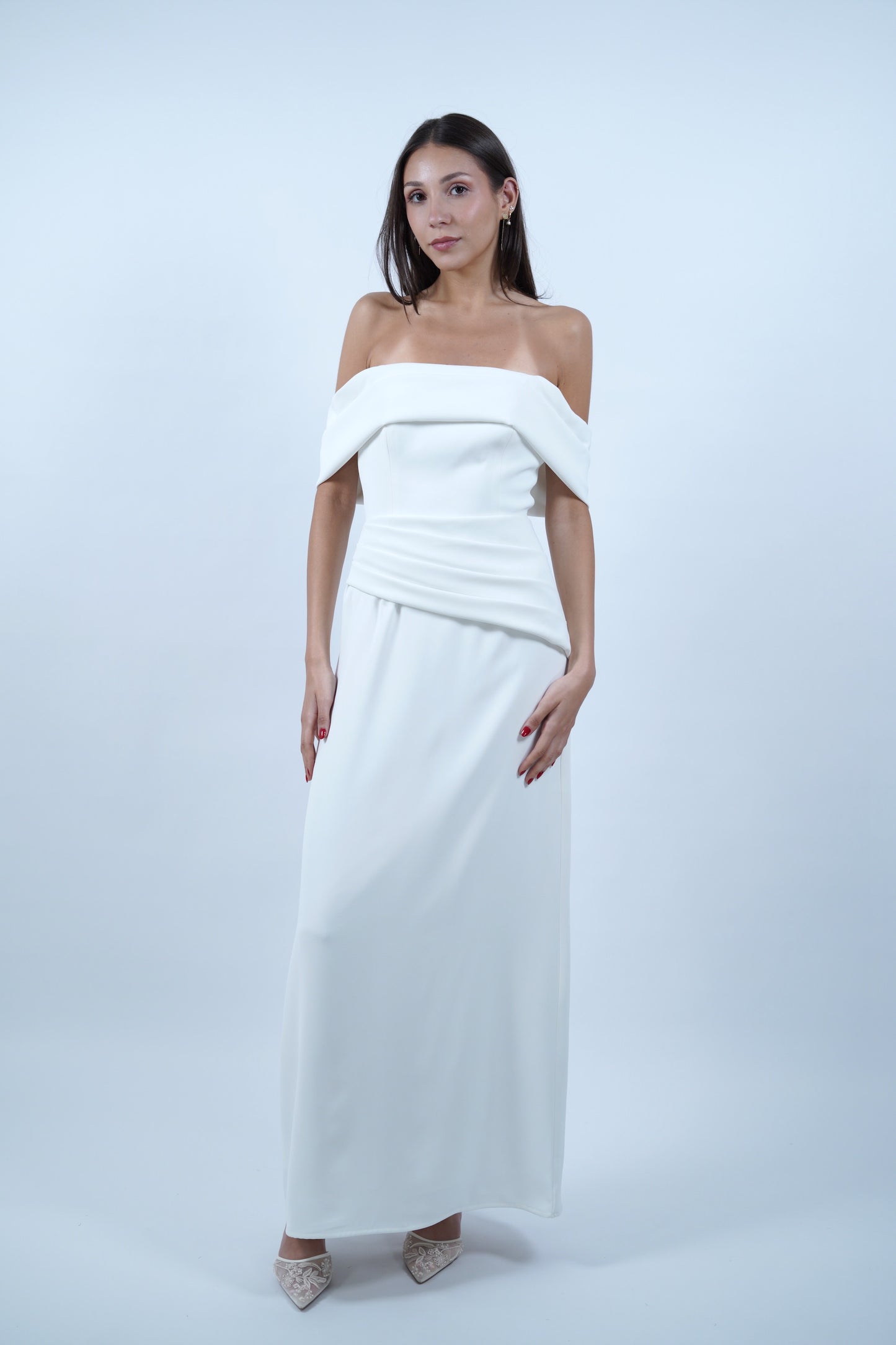 The Layer Dress in Off-White