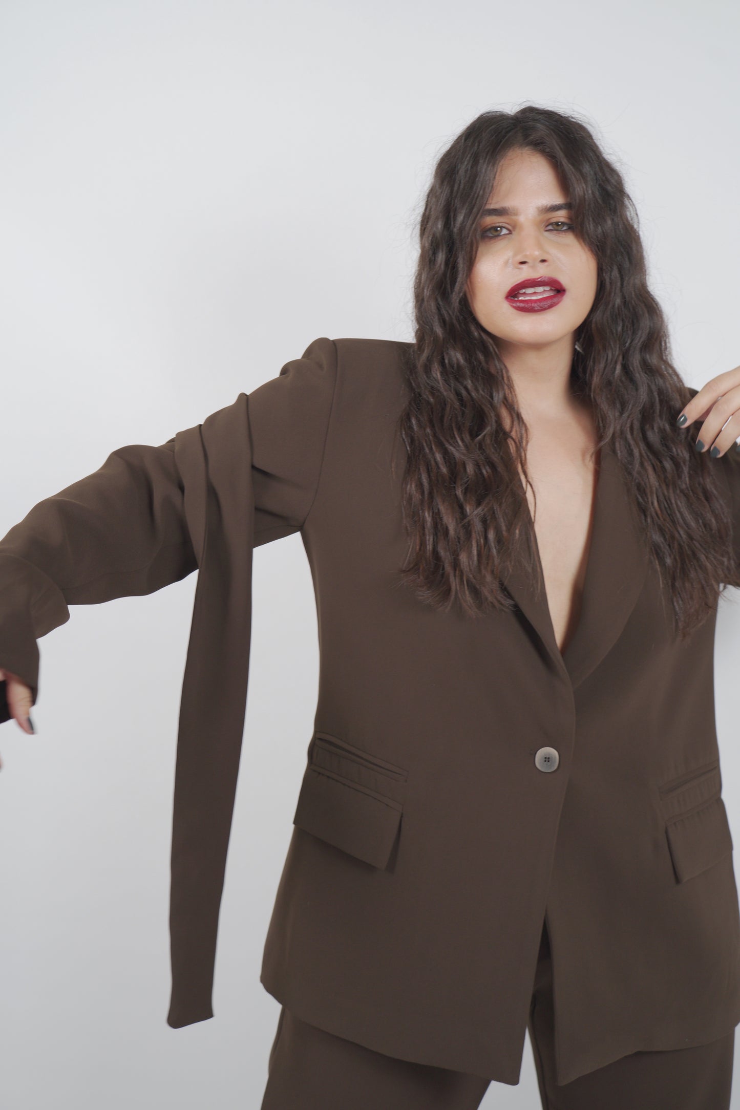 The Two-Way Blazer in Dark Brown