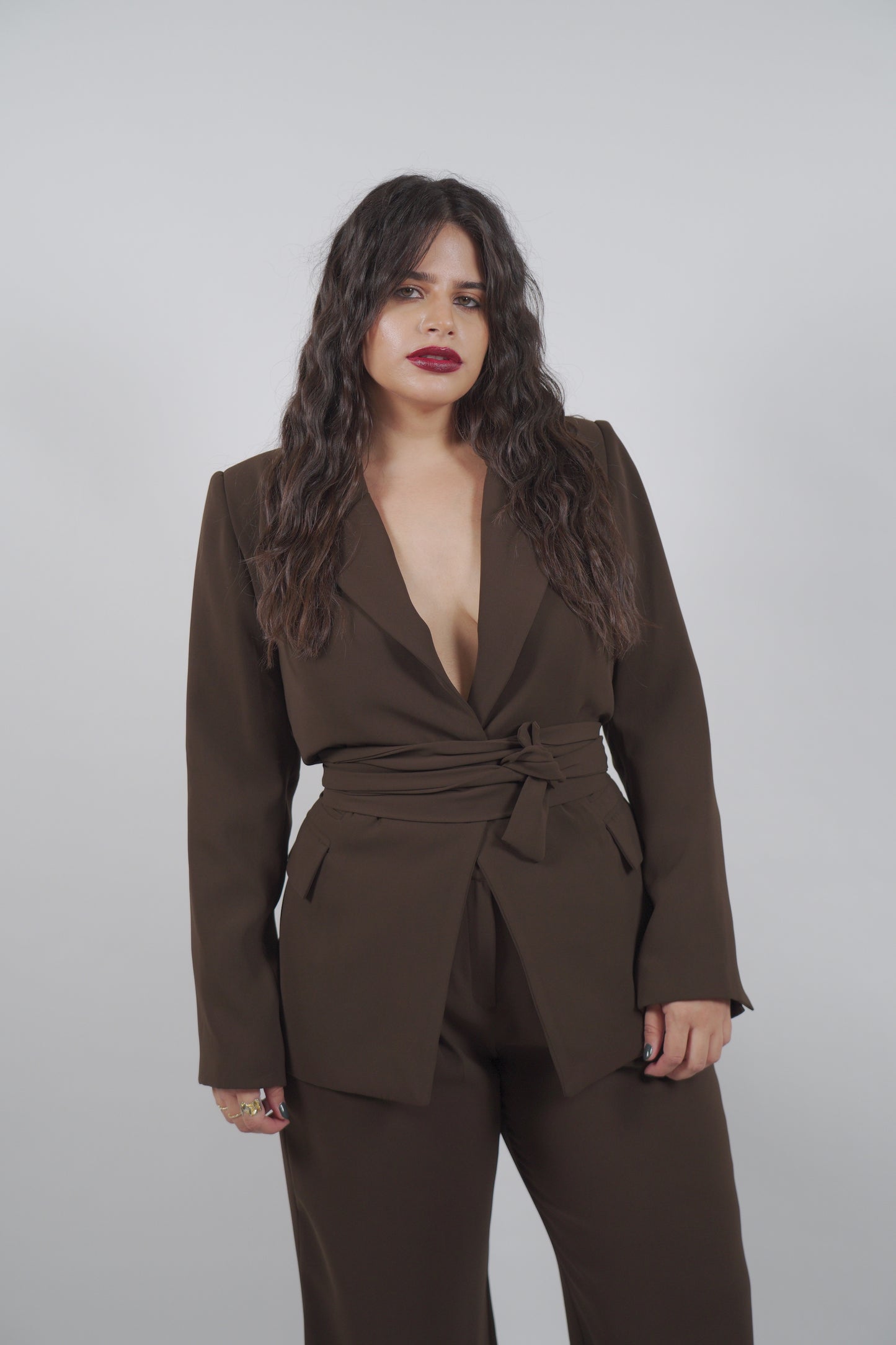 The Two-Way Blazer in Dark Brown