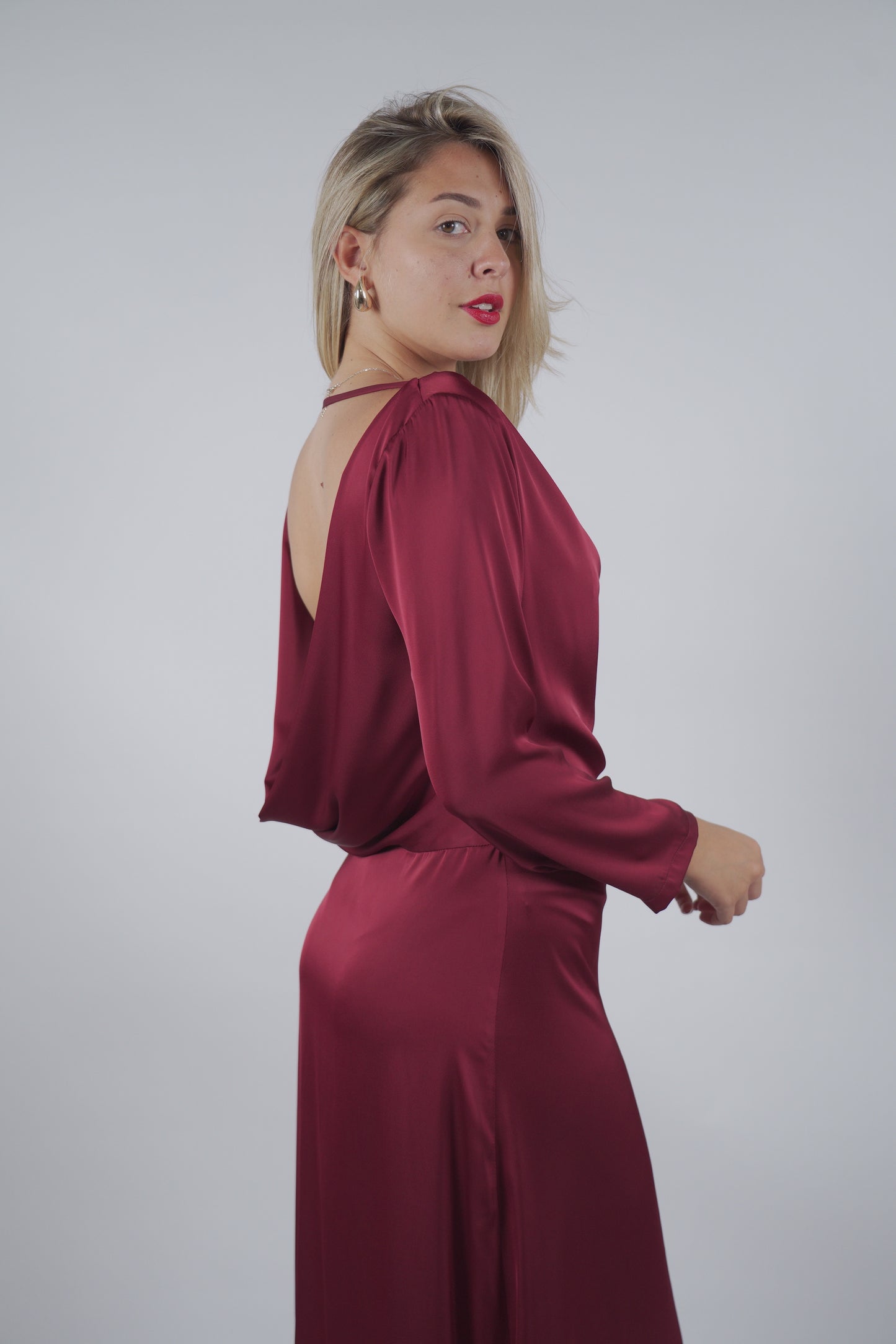 The Dream Dress in Wine