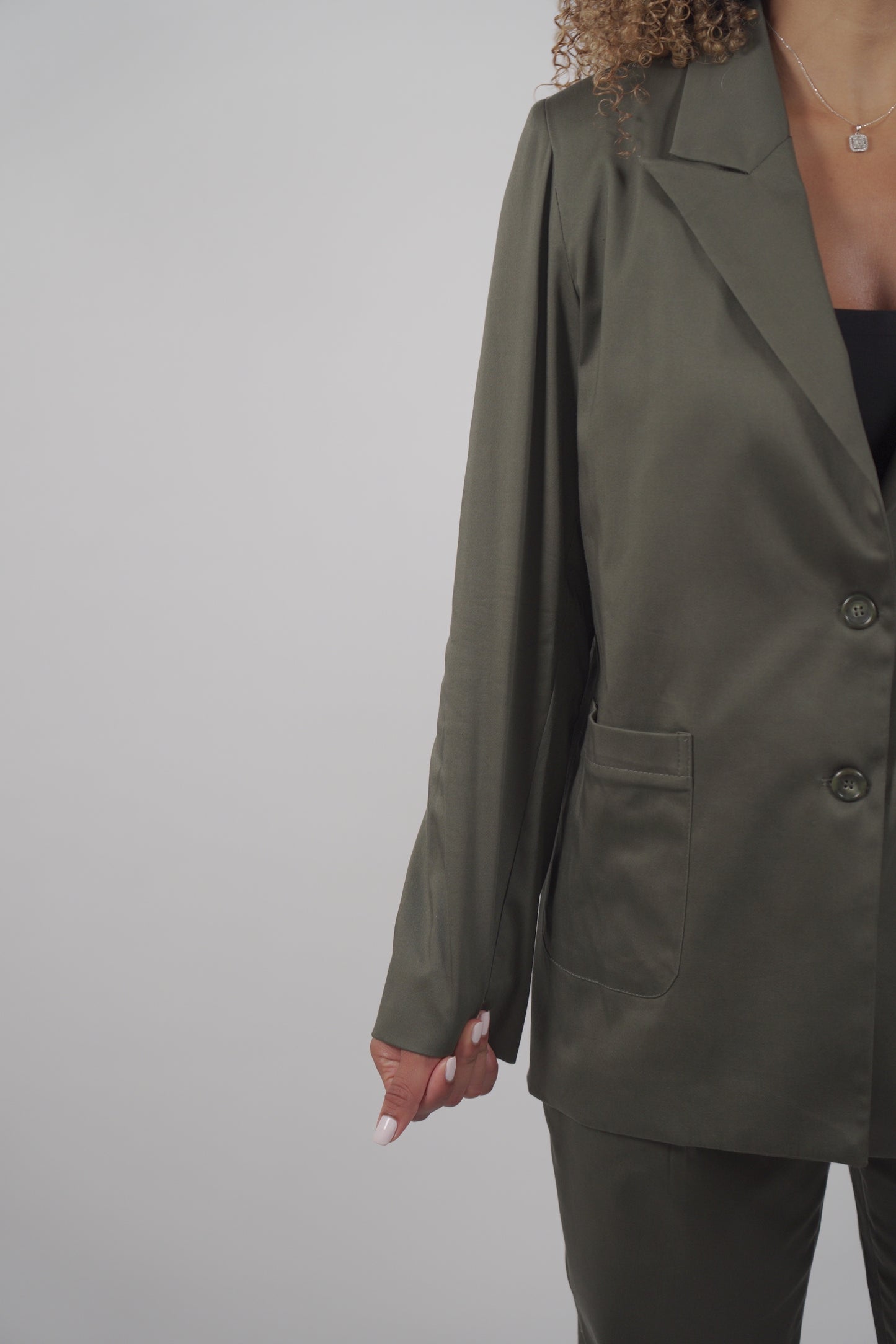 The City Blazer in Khaki