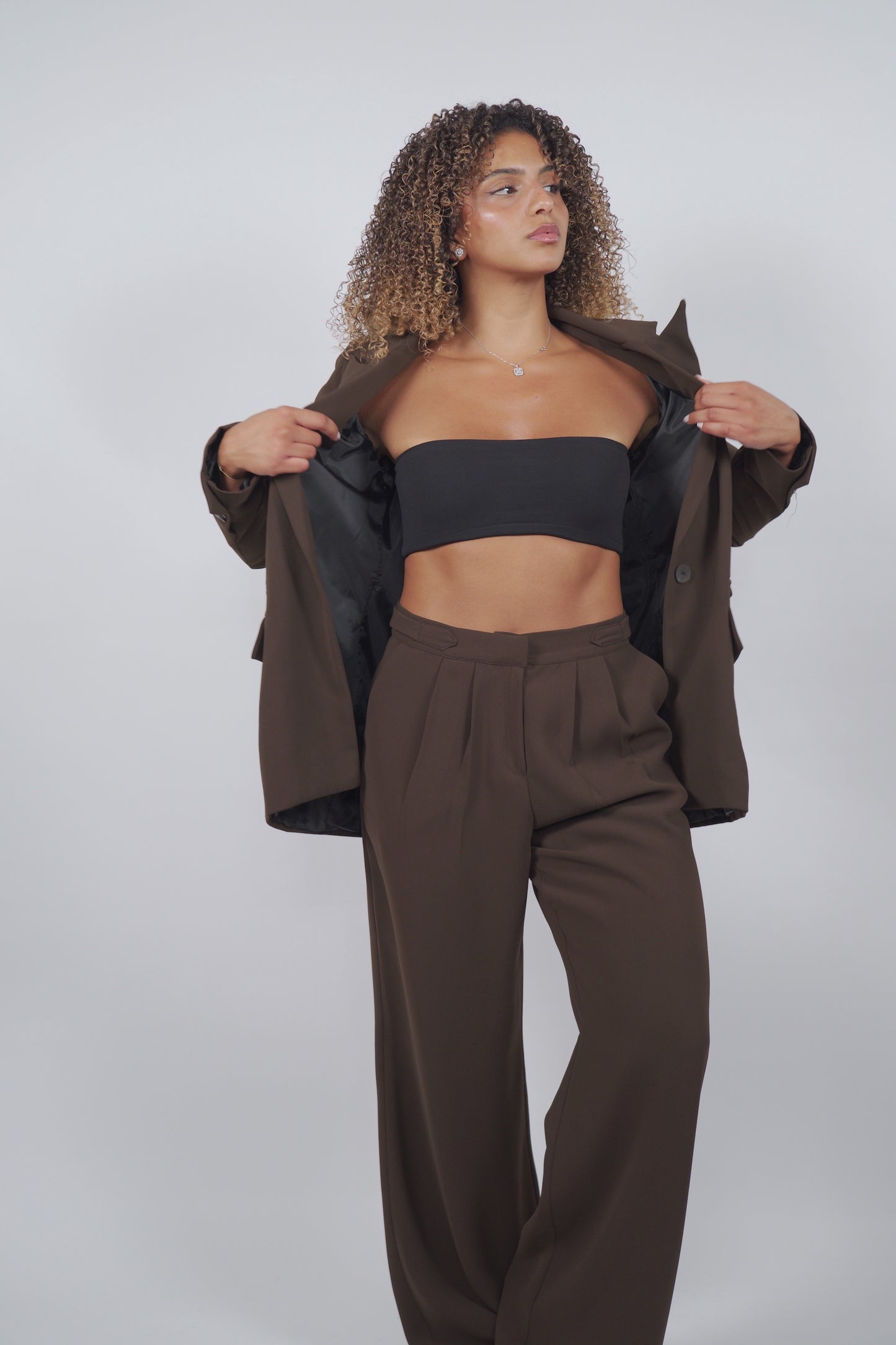 The Two-Way Blazer in Dark Brown