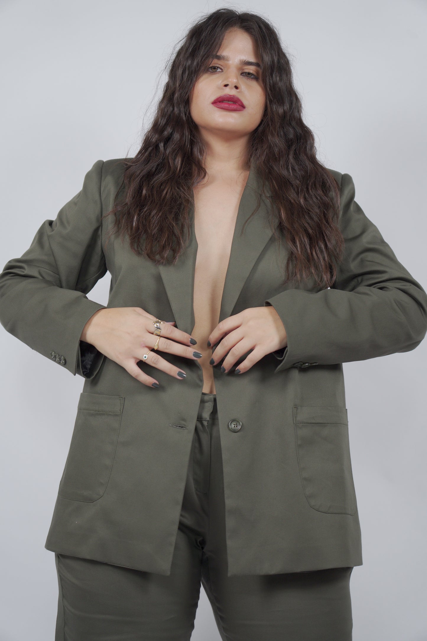 The City Blazer in Khaki