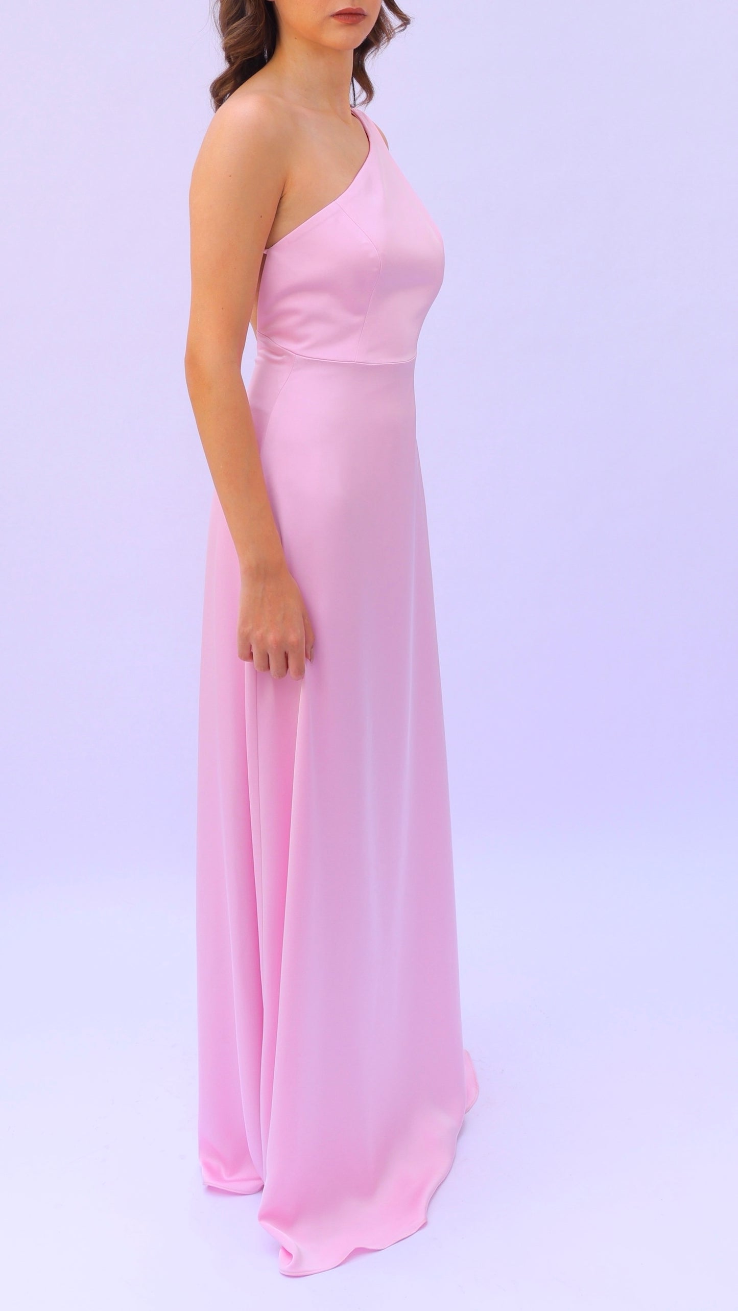 The Cape Dress in Pink