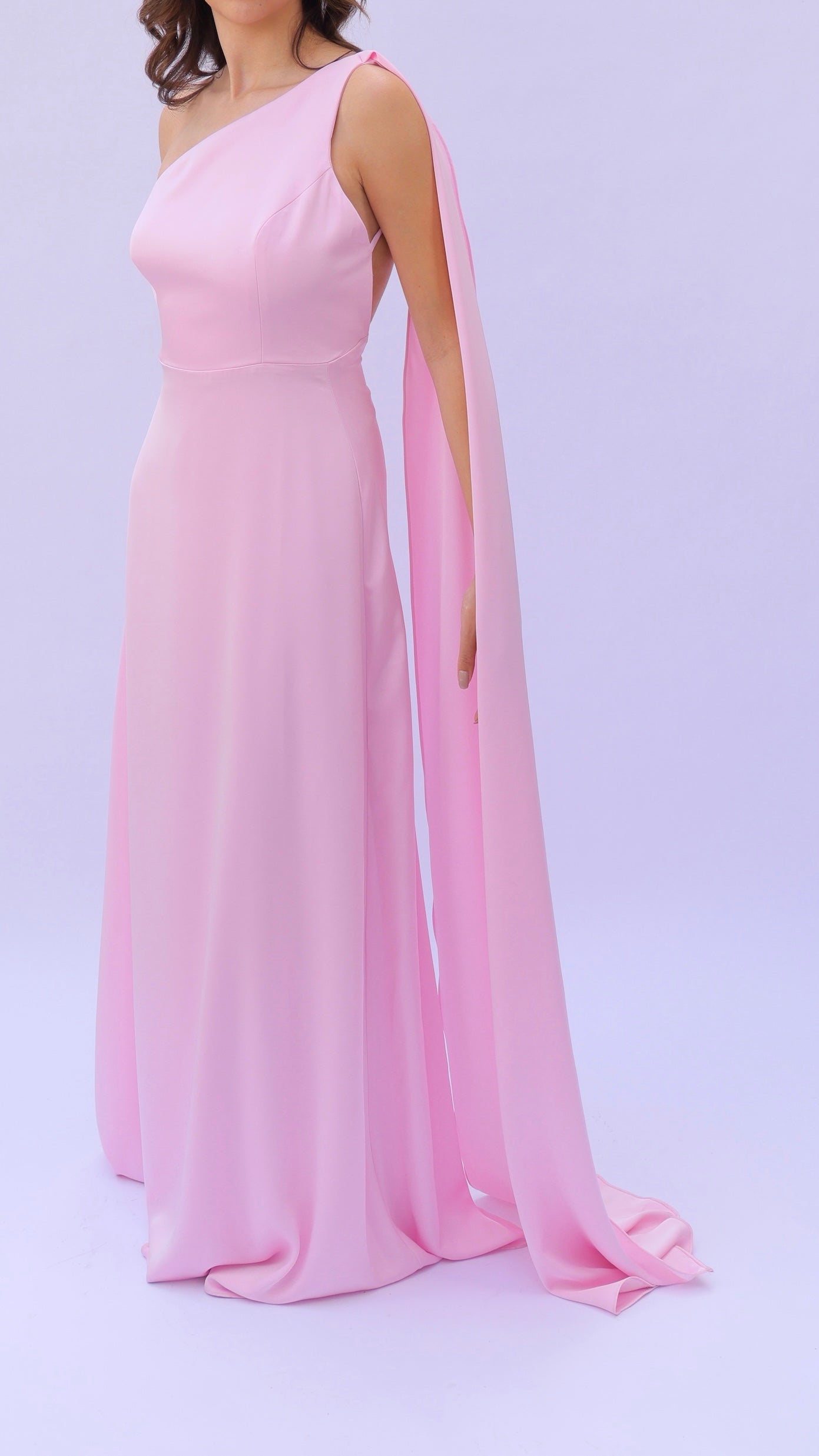 The Cape Dress in Pink