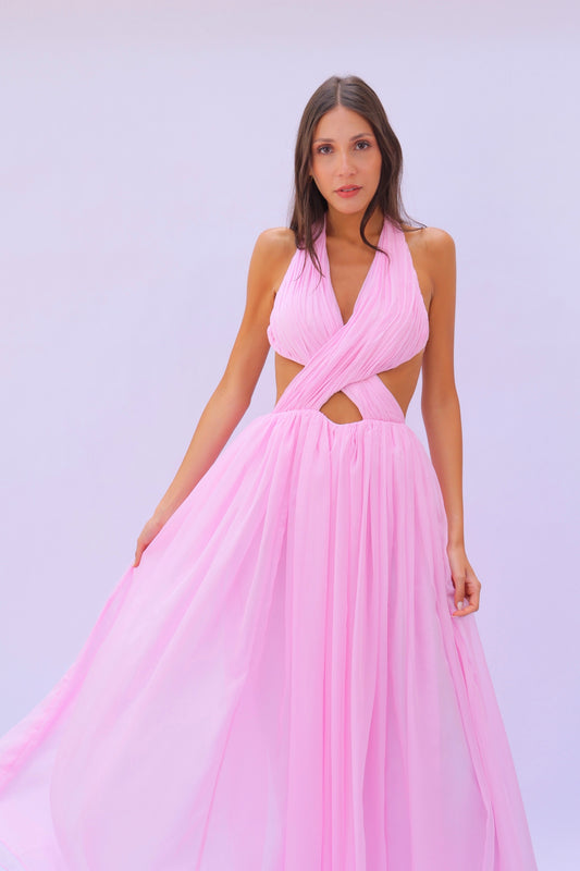 The Infinity Dress in Pink