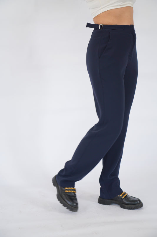 The Fitted Pants in Navy
