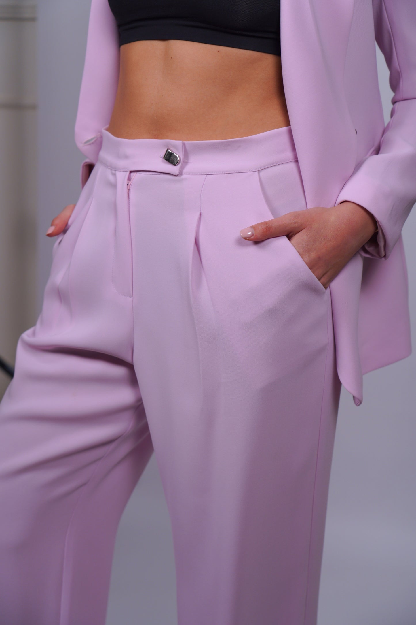 The Blush Pants in Light Pink
