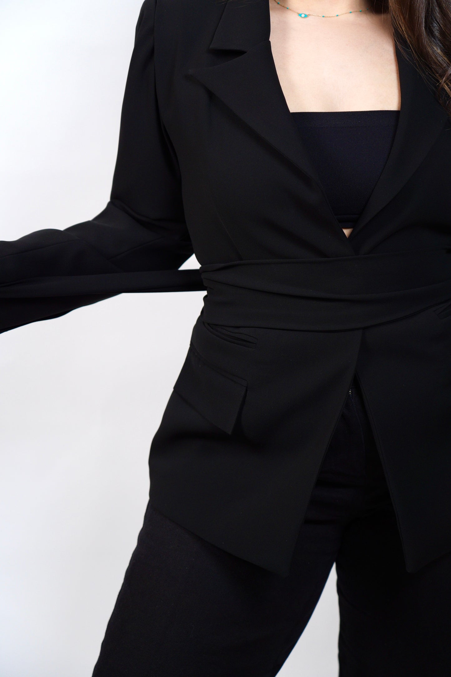The Two-Way Blazer in Black