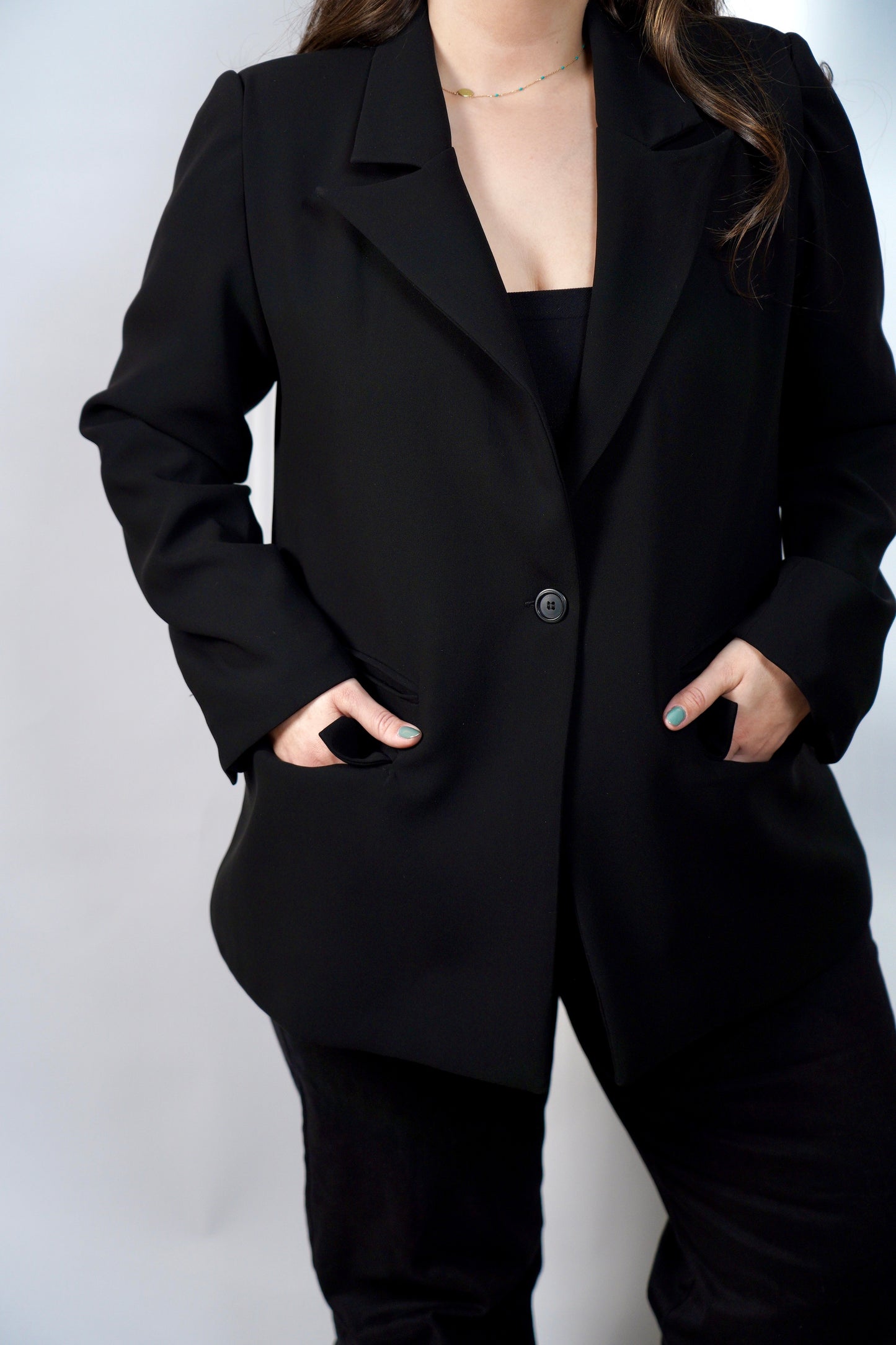 The Two-Way Blazer in Black
