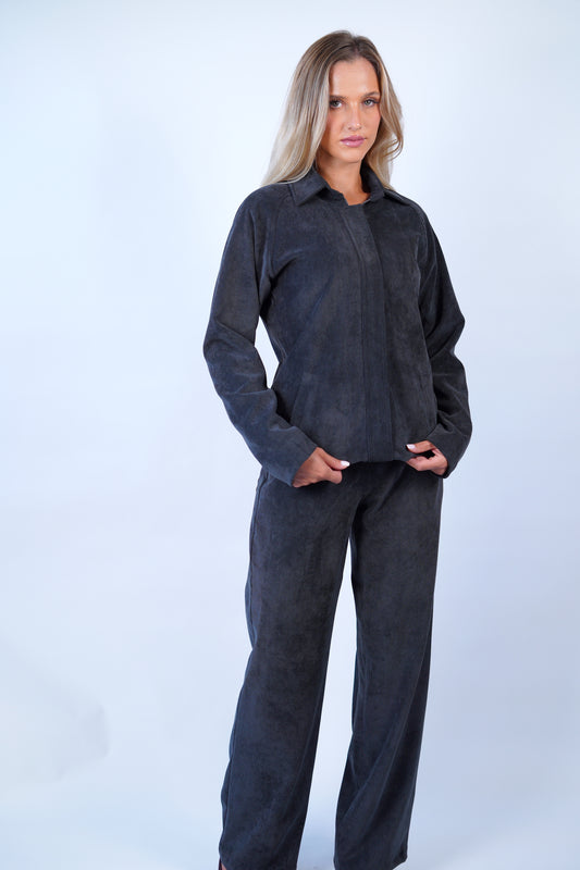 The Sunday Jacket in Dark Grey