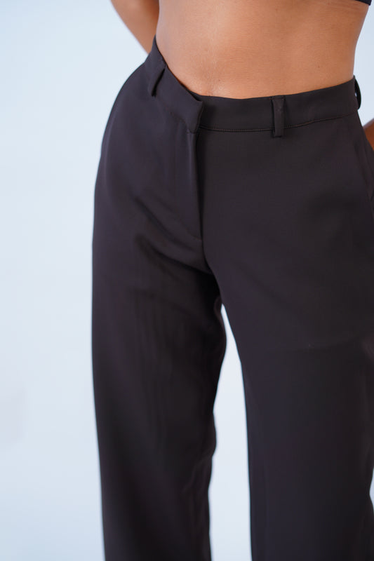 The Power Pants in Chocolate Brown
