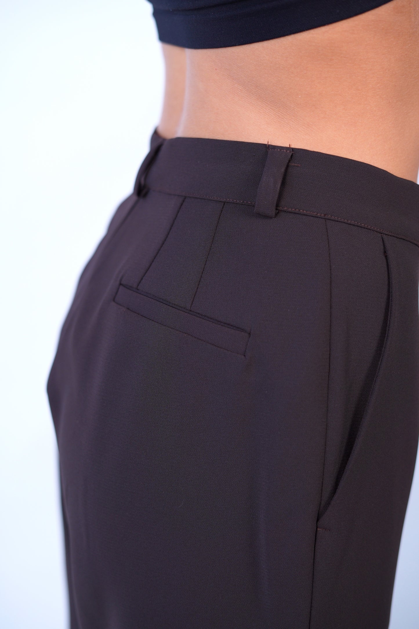 The Power Pants in Chocolate Brown