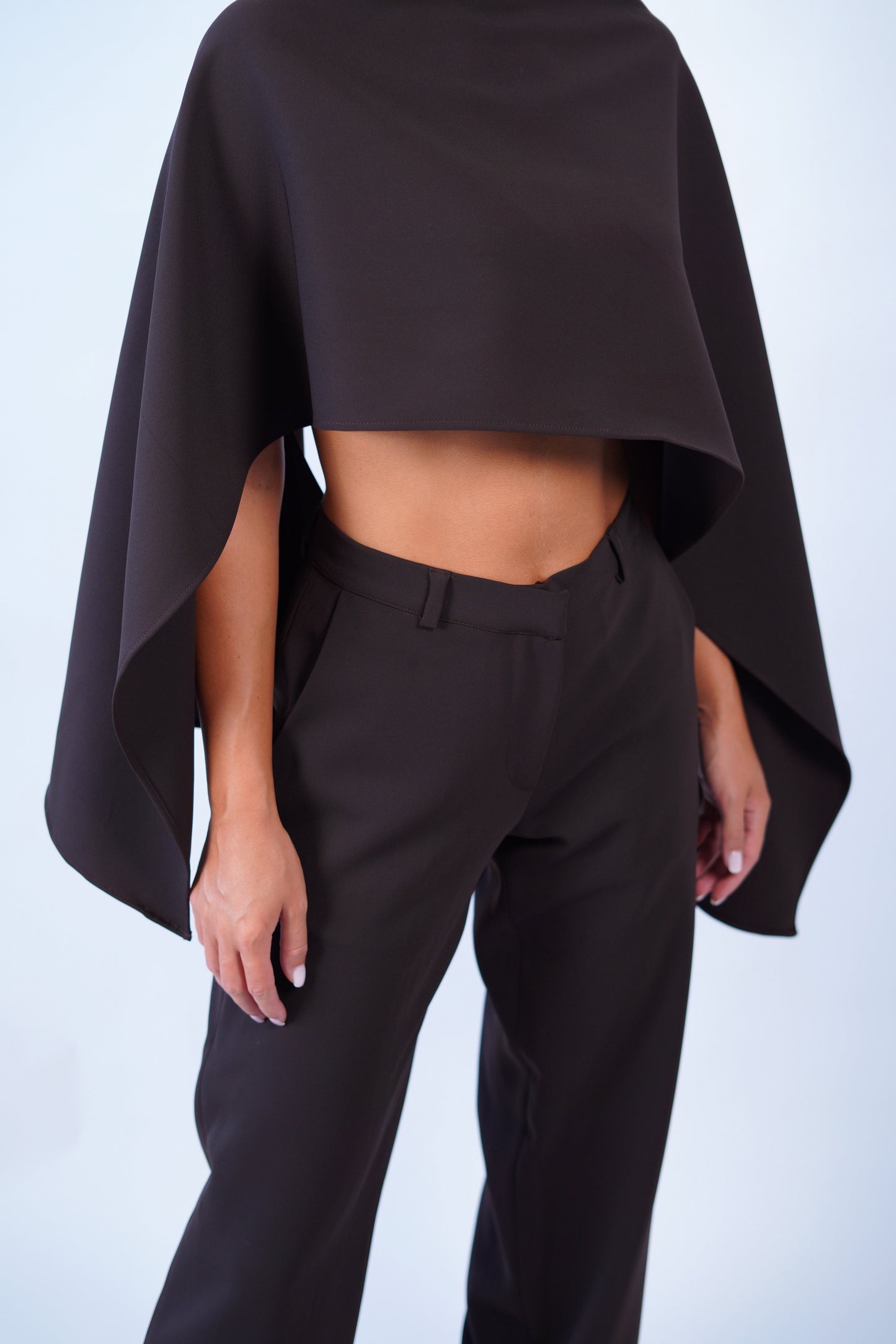 The Power Pants in Chocolate Brown