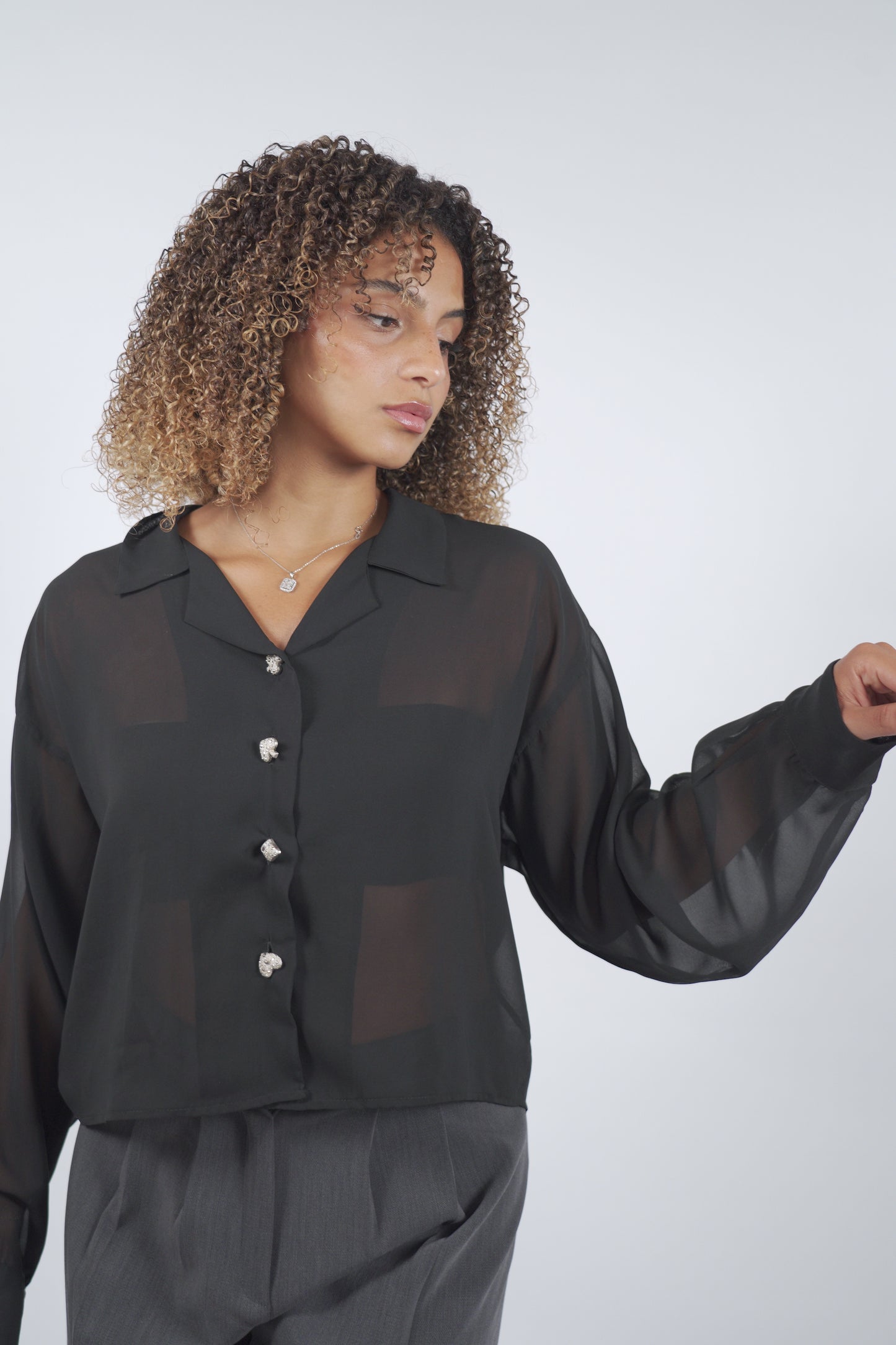 The Game Top in Black