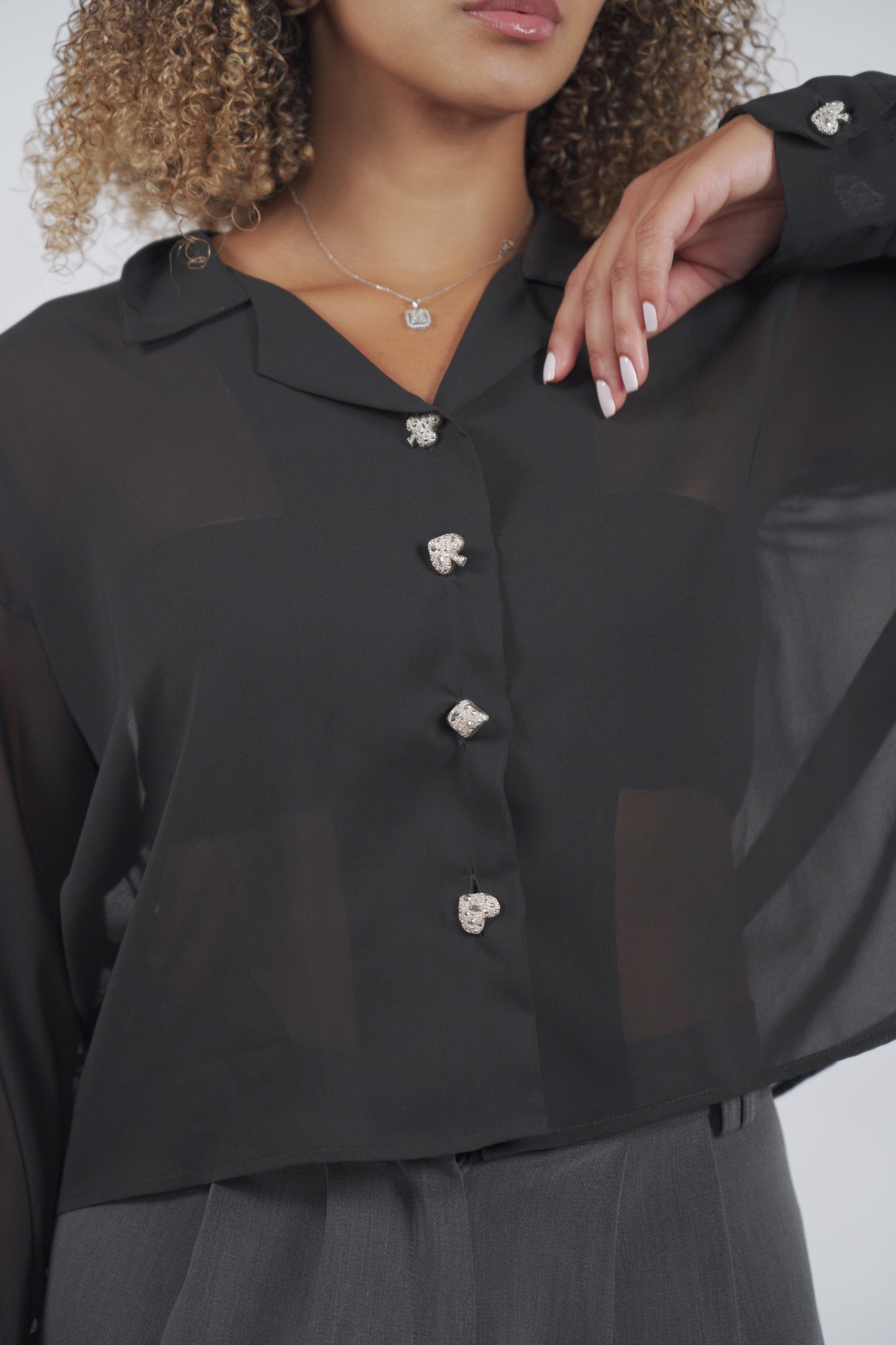 The Game Top in Black