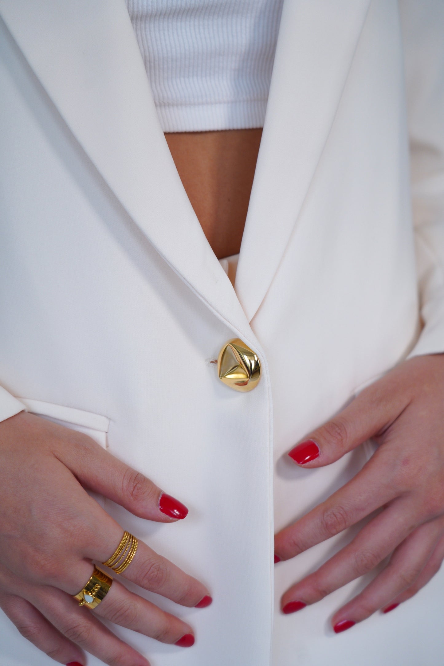 The Oversized Blazer in Ivory