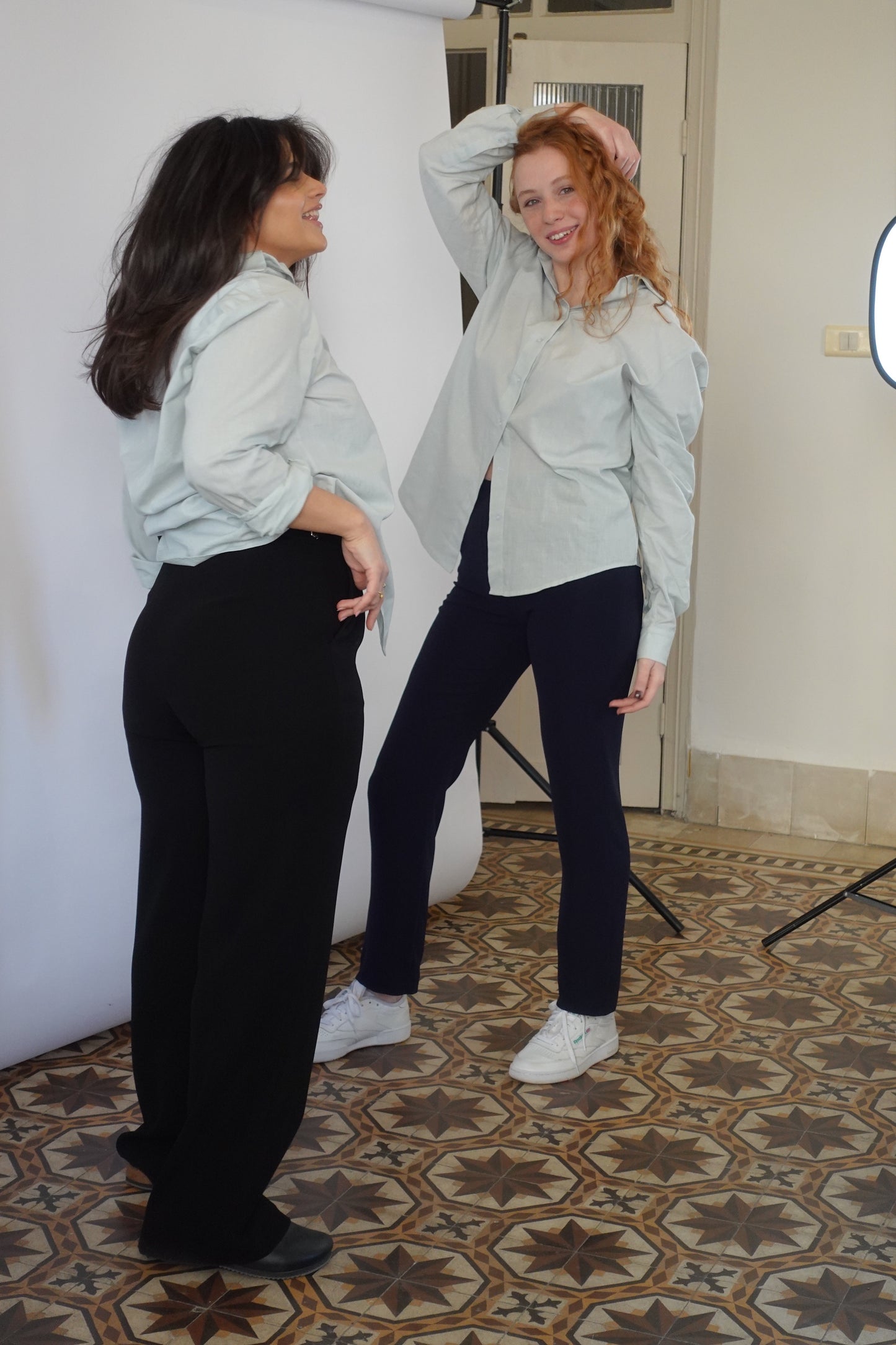 The Oversized Shirt in Blue