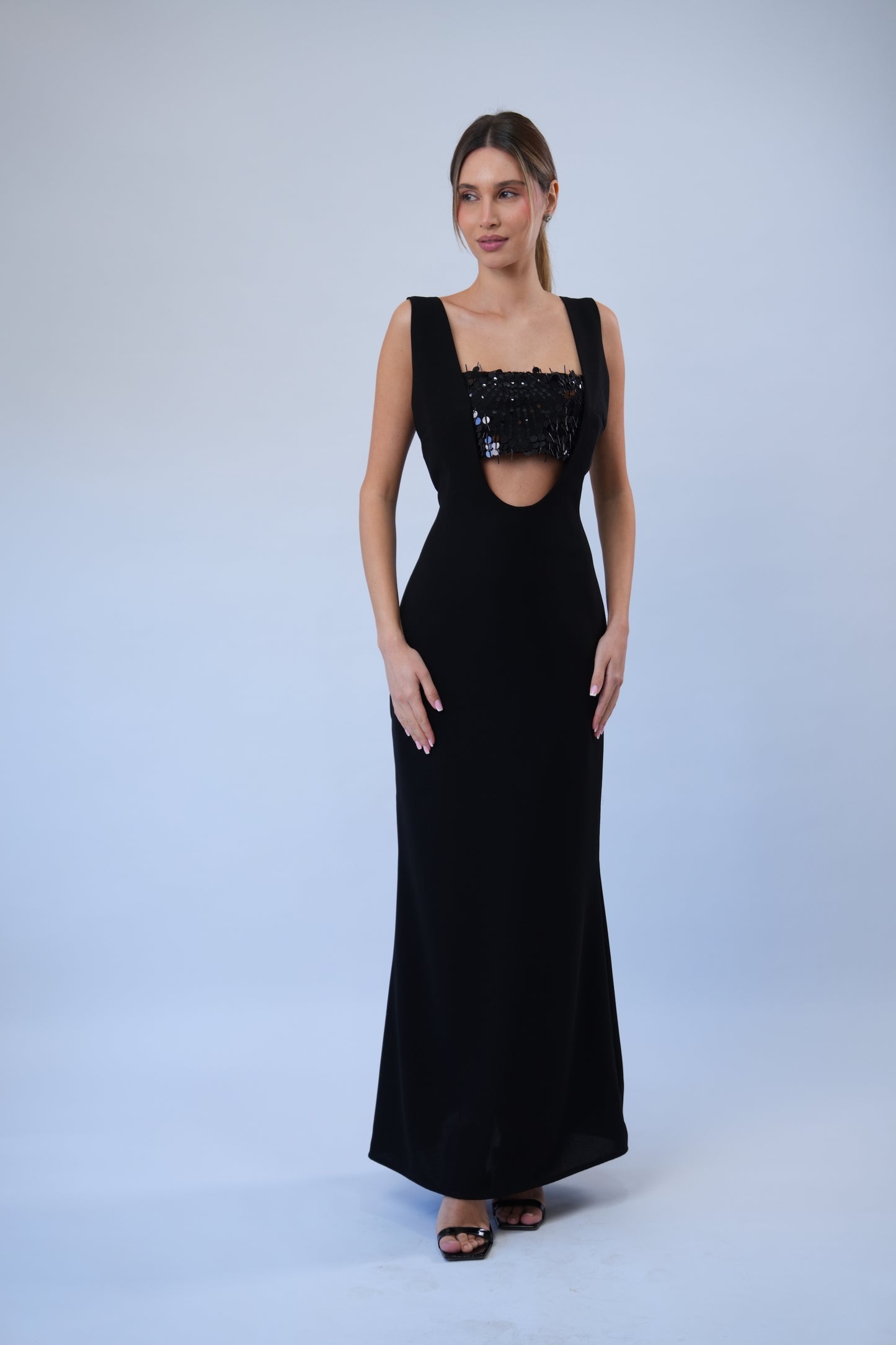 The Dynasty Dress in Black