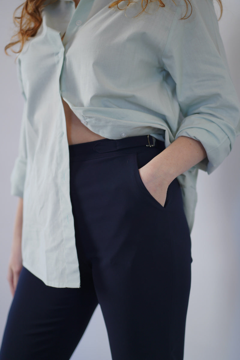 The Fitted Pants in Navy