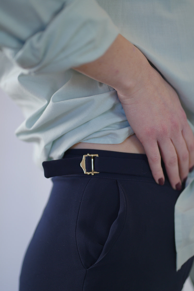 The Fitted Pants in Navy