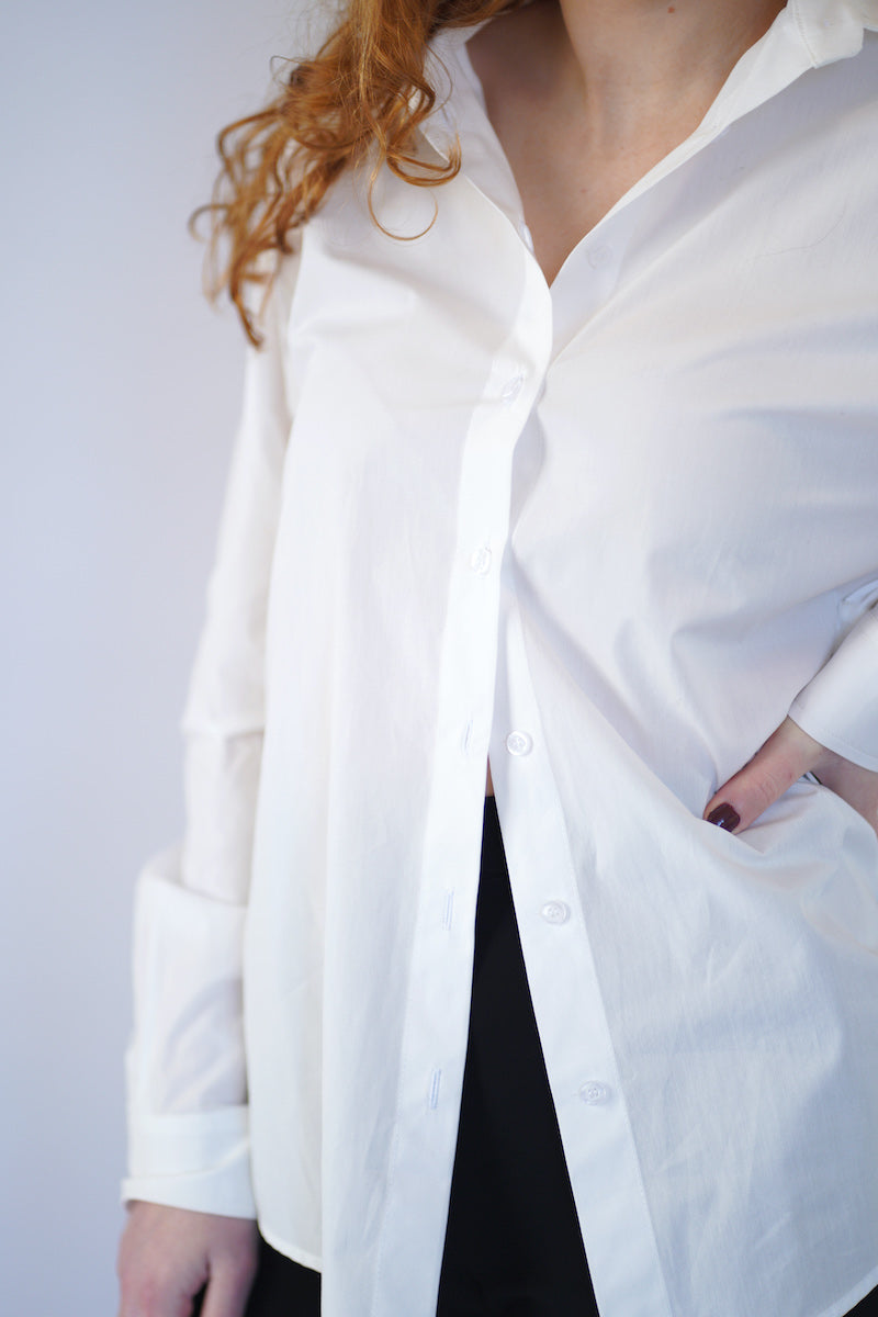 The Oversized Shirt in White