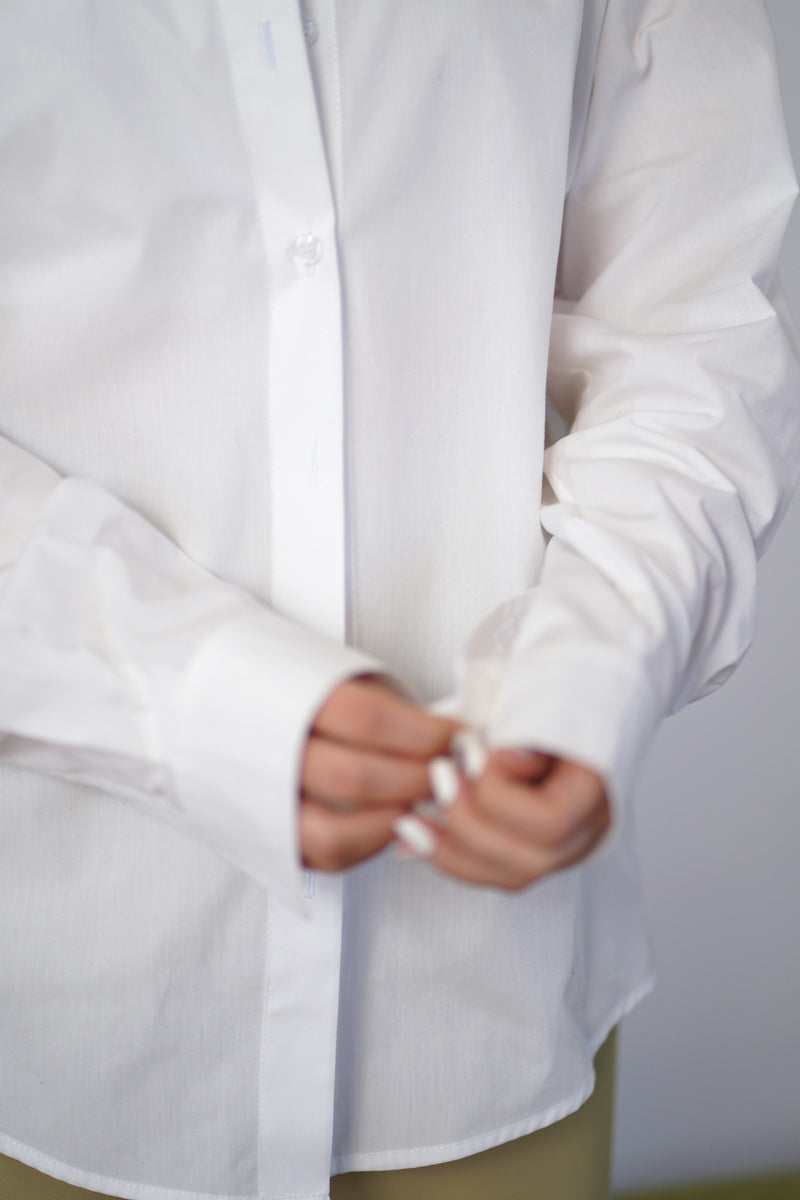 The Oversized Shirt in White
