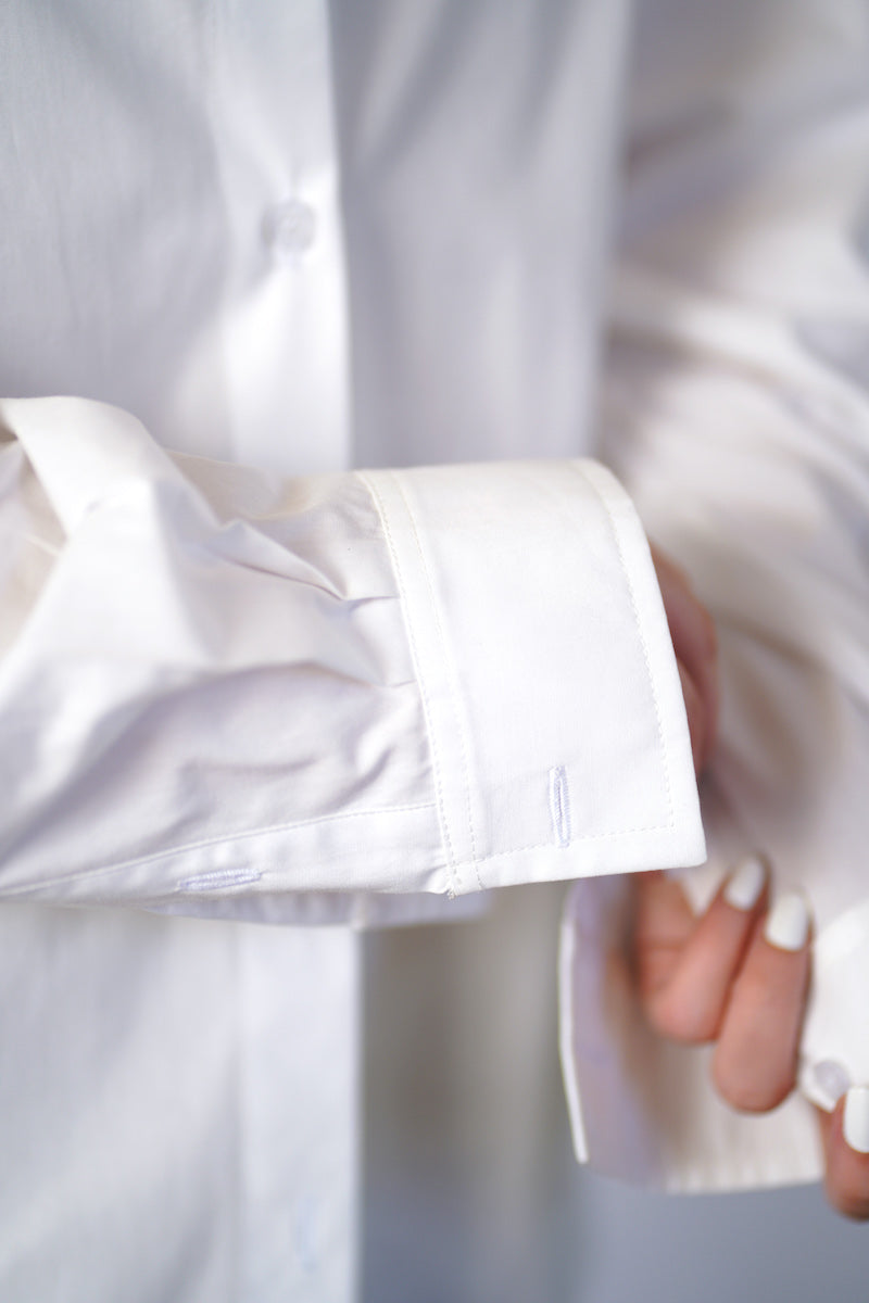The Oversized Shirt in White
